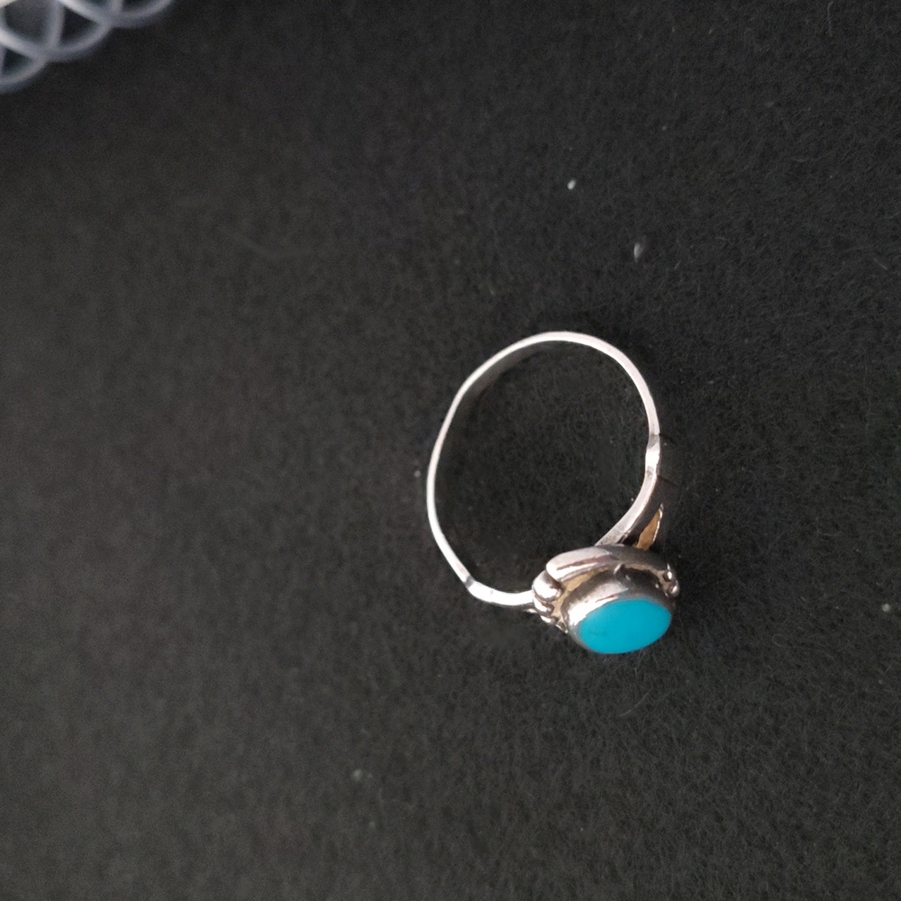 Silver Turquoise Ring - image 2